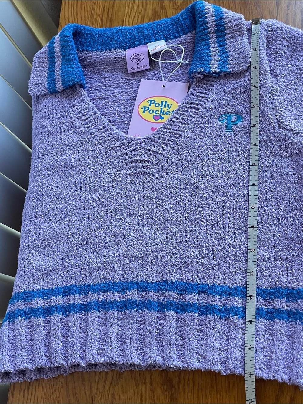 Lisa Says Gah x Polly Pocket Cynthia Fuzzy Polo Size XS/S - Picture 7 of 11